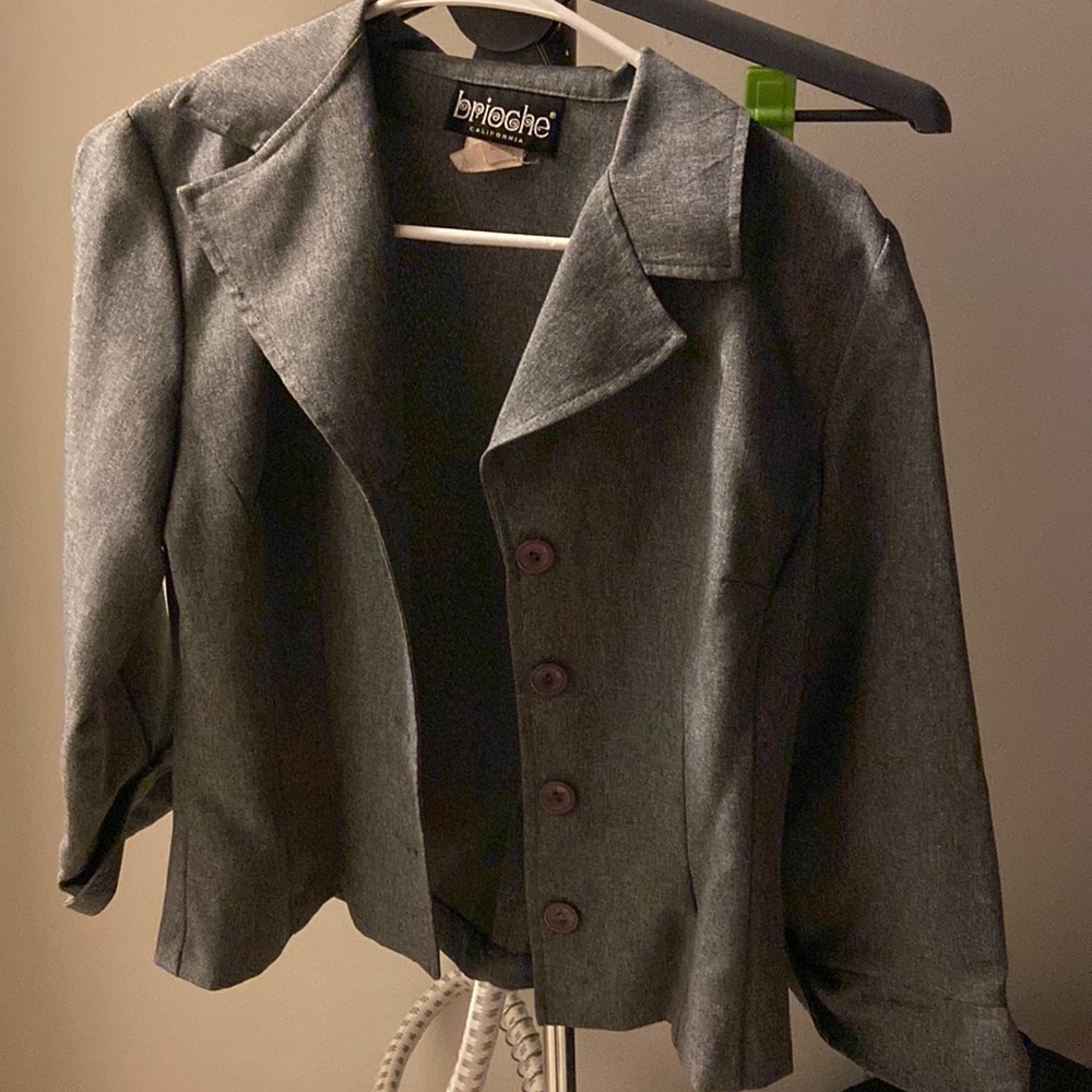 Grey blazer